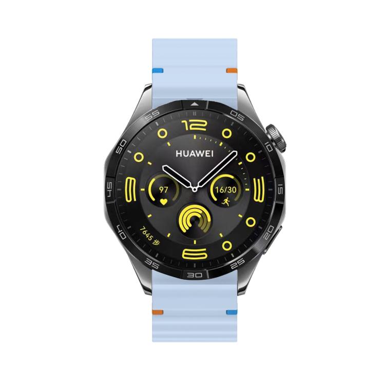 22mm Kalebol Wave Stitch Silicone Watch Band