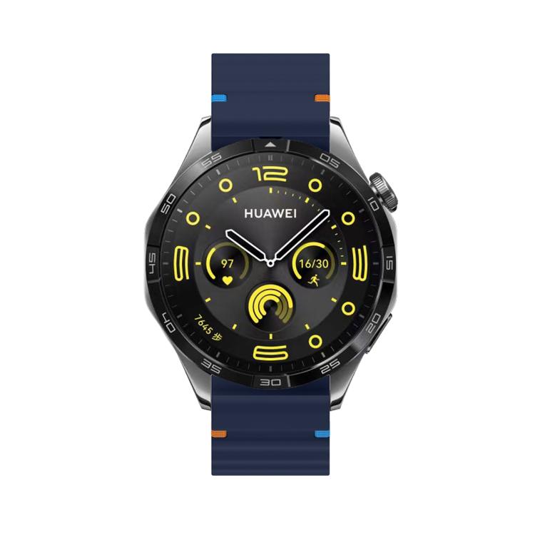 22mm Kalebol Wave Stitch Silicone Watch Band