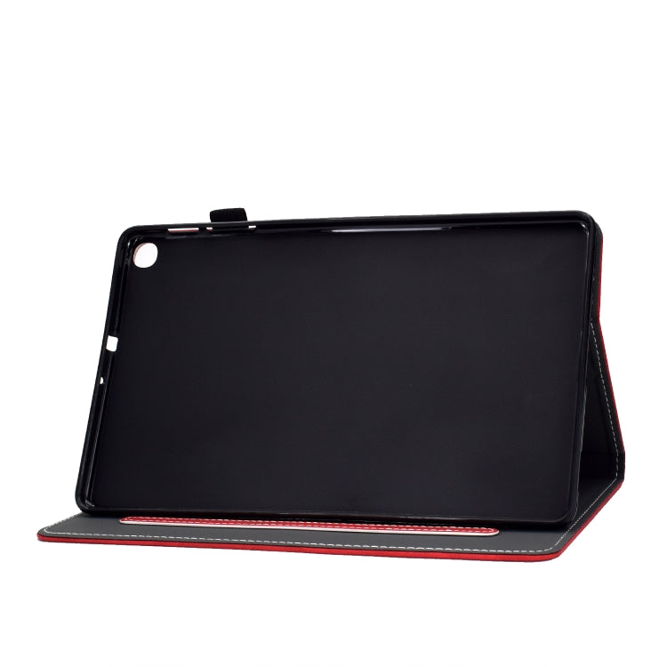 For Samsung Galaxy Tab A7 10.4 2020 T500 Cowhide Texture Horizontal Flip Leather Case with Holder & Card Slots