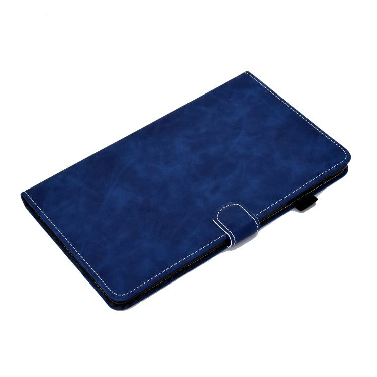 For Samsung Galaxy Tab A7 10.4 2020 T500 Cowhide Texture Horizontal Flip Leather Case with Holder & Card Slots