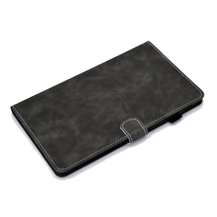 For Samsung Galaxy Tab A7 10.4 2020 T500 Cowhide Texture Horizontal Flip Leather Case with Holder & Card Slots