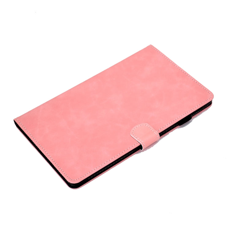 For Samsung Galaxy Tab A7 10.4 2020 T500 Cowhide Texture Horizontal Flip Leather Case with Holder & Card Slots
