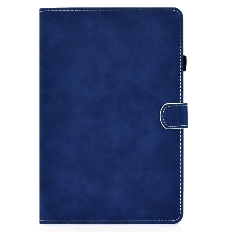 For Samsung Galaxy Tab S8 / Galaxy Tab S7 T870 Cowhide Texture Horizontal Flip Leather Case with Holder & Card Slots & Sleep / Wake-up Function