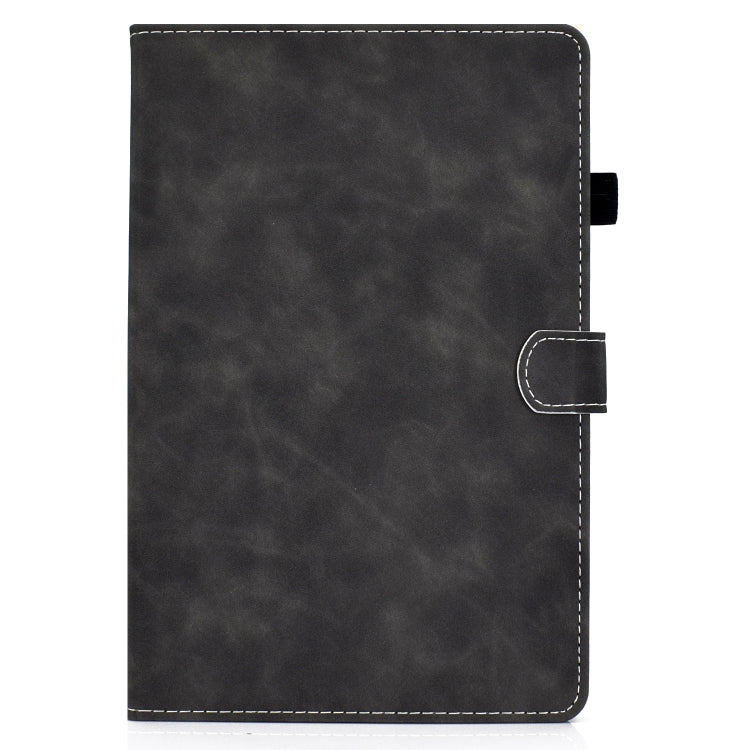 For Samsung Galaxy Tab S8 / Galaxy Tab S7 T870 Cowhide Texture Horizontal Flip Leather Case with Holder & Card Slots & Sleep / Wake-up Function