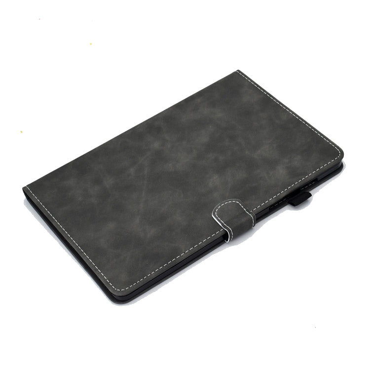 For Samsung Galaxy Tab S8 / Galaxy Tab S7 T870 Cowhide Texture Horizontal Flip Leather Case with Holder & Card Slots & Sleep / Wake-up Function