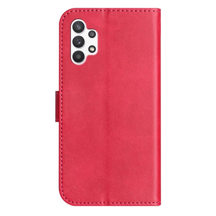 For Samsung Galaxy A13 4G Dual-Folded S-shape Leather Phone Case