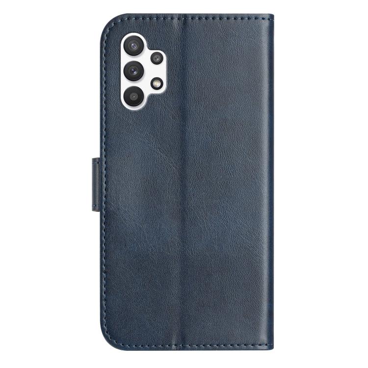 For Samsung Galaxy A13 4G Dual-Folded S-shape Leather Phone Case