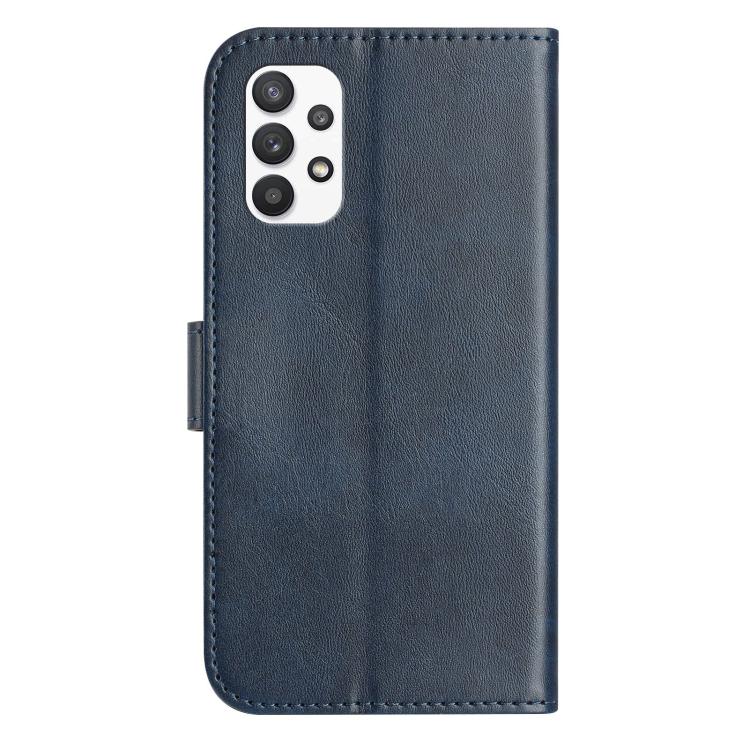 For Samsung Galaxy A23 5G Dual-Folded S-shape Leather Phone Case