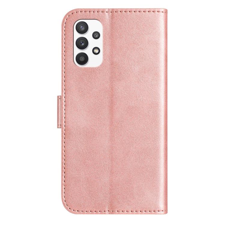 For Samsung Galaxy A53 5G Dual-Folded S-shape Leather Phone Case