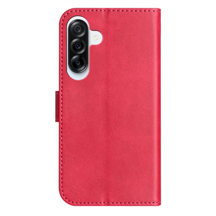 For Samsung Galaxy A56 5G Dual-Folded S-shape Leather Phone Case