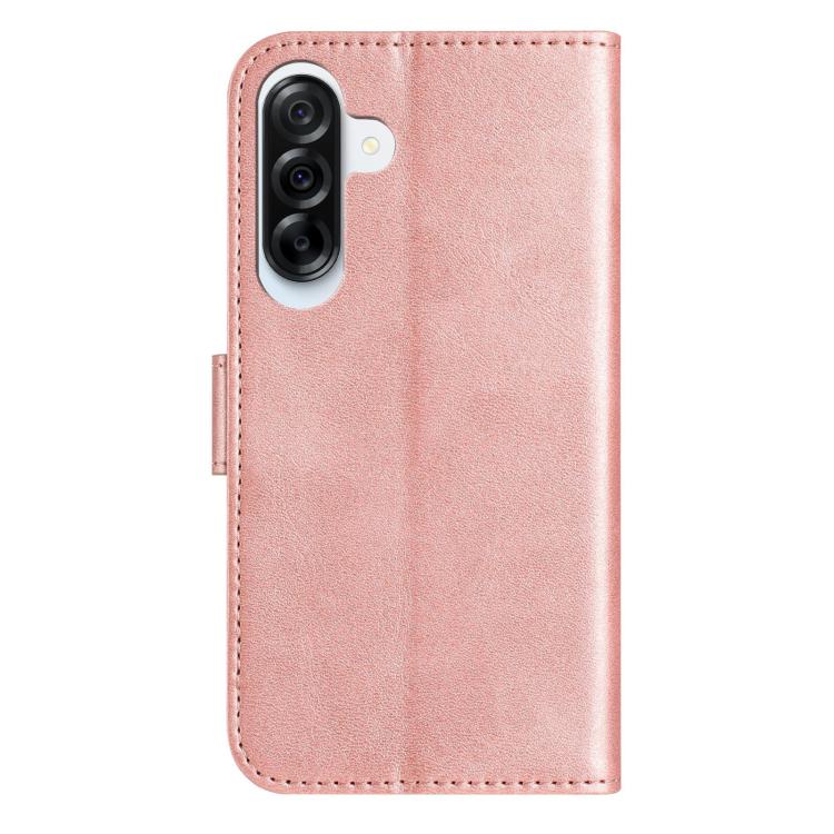 For Samsung Galaxy A56 5G Dual-Folded S-shape Leather Phone Case