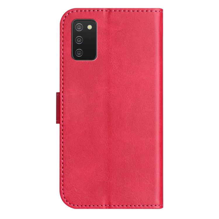 For Samsung Galaxy A02s 164mm Dual-Folded S-shape Leather Phone Case