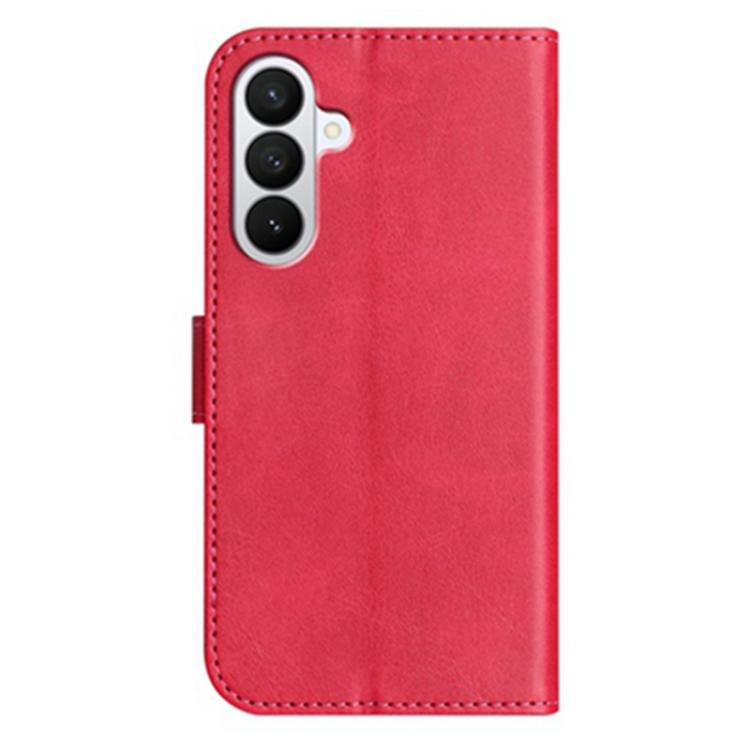 For Samsung Galaxy A57 5G Dual-Folded S-shape Leather Phone Case