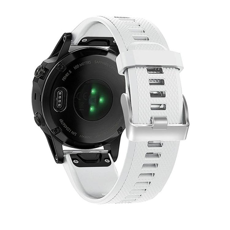 For Garmin QuickFit Kalebol 22mm Rhombus Texture Silicone Watch Band