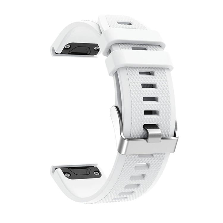 For Garmin QuickFit Kalebol 22mm Rhombus Texture Silicone Watch Band