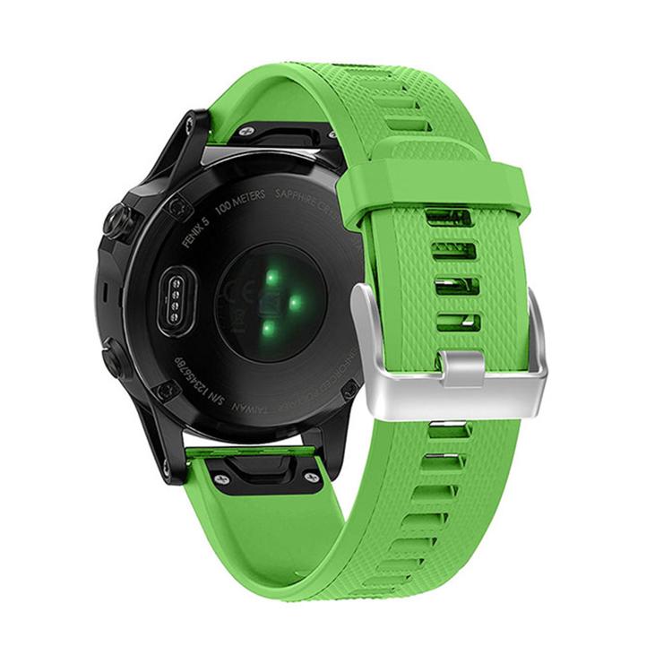 For Garmin QuickFit Kalebol 22mm Rhombus Texture Silicone Watch Band