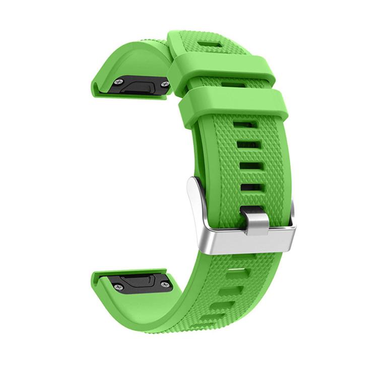 For Garmin QuickFit Kalebol 22mm Rhombus Texture Silicone Watch Band