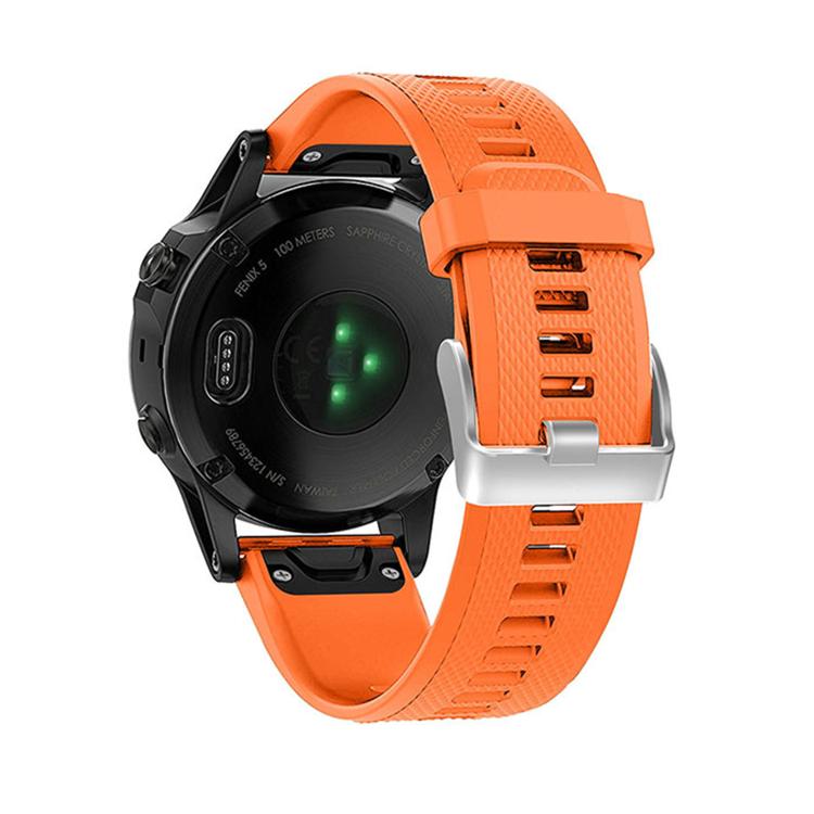 For Garmin QuickFit Kalebol 22mm Rhombus Texture Silicone Watch Band
