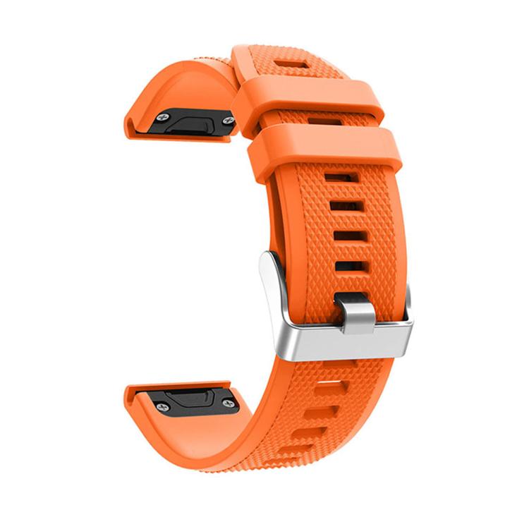 For Garmin QuickFit Kalebol 22mm Rhombus Texture Silicone Watch Band