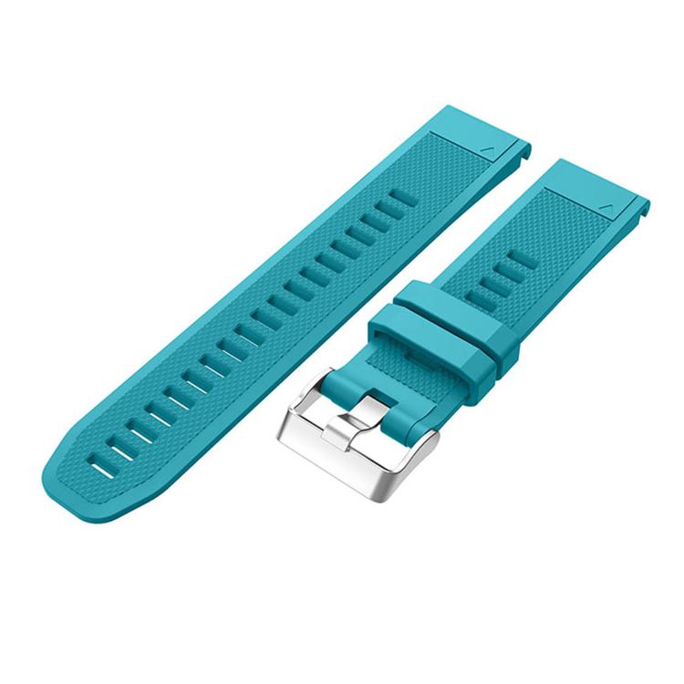 For Garmin QuickFit Kalebol 22mm Rhombus Texture Silicone Watch Band