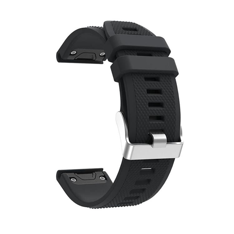 For Garmin QuickFit Kalebol 22mm Rhombus Texture Silicone Watch Band