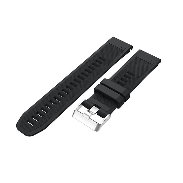 For Garmin QuickFit Kalebol 22mm Rhombus Texture Silicone Watch Band