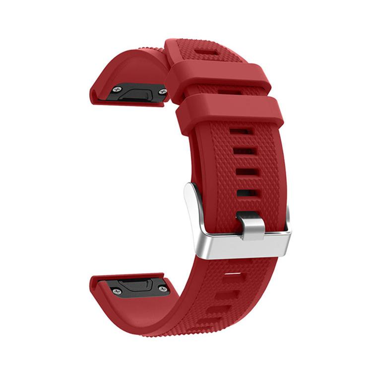 For Garmin QuickFit Kalebol 22mm Rhombus Texture Silicone Watch Band