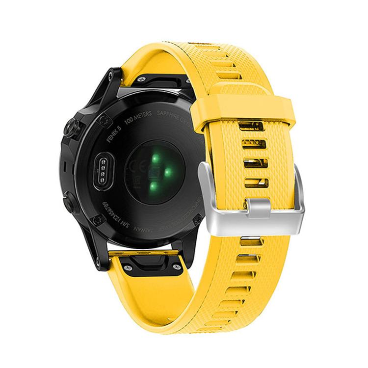For Garmin QuickFit Kalebol 22mm Rhombus Texture Silicone Watch Band