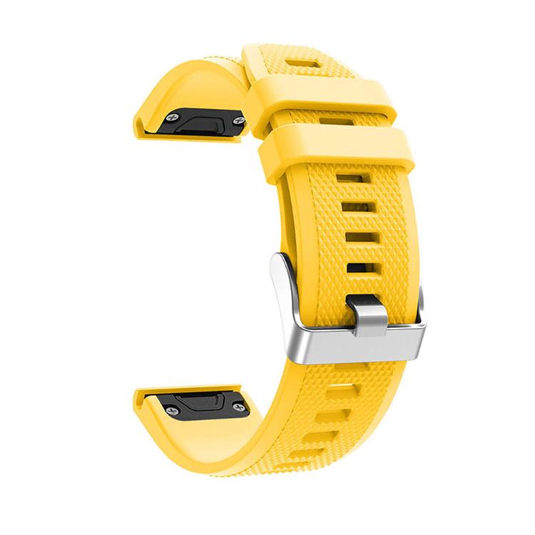 For Garmin QuickFit Kalebol 22mm Rhombus Texture Silicone Watch Band