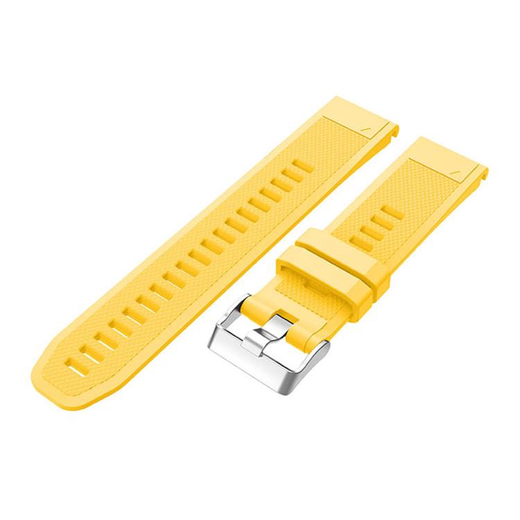 For Garmin QuickFit Kalebol 22mm Rhombus Texture Silicone Watch Band