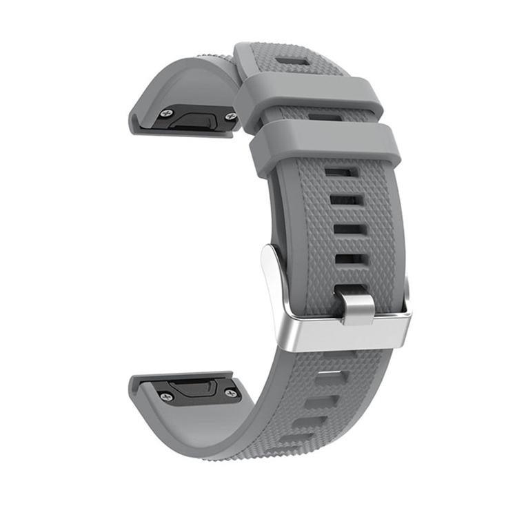 For Garmin QuickFit Kalebol 22mm Rhombus Texture Silicone Watch Band