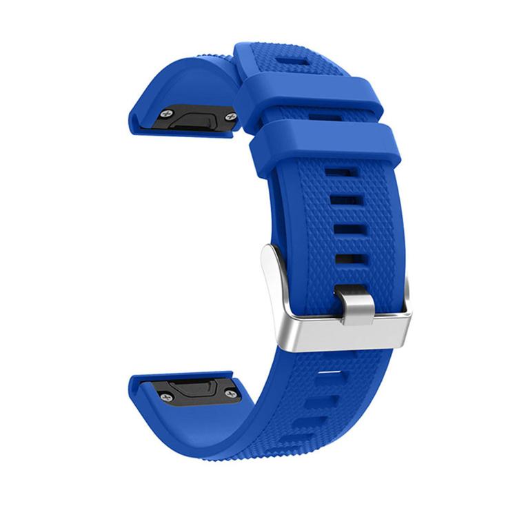 For Garmin QuickFit Kalebol 22mm Rhombus Texture Silicone Watch Band