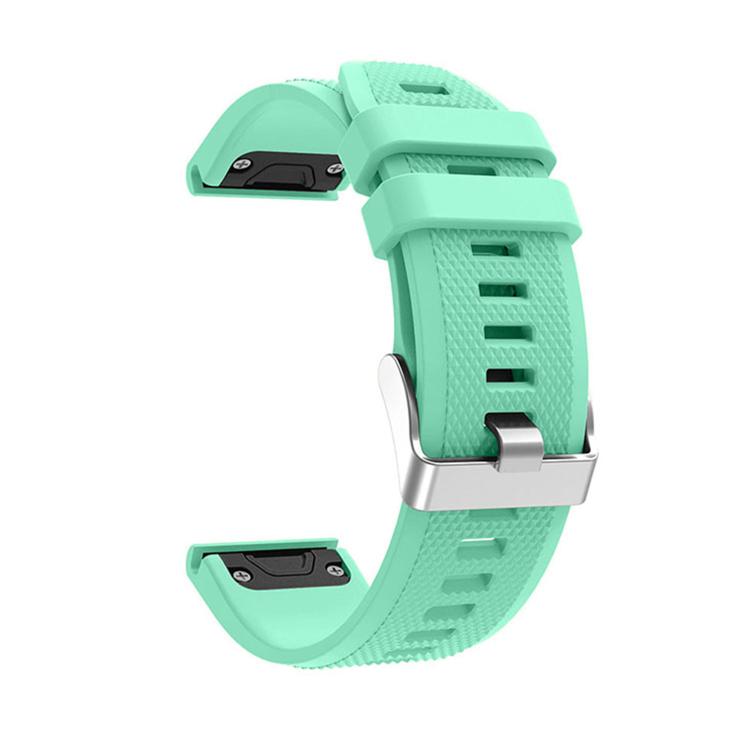 For Garmin QuickFit Kalebol 22mm Rhombus Texture Silicone Watch Band