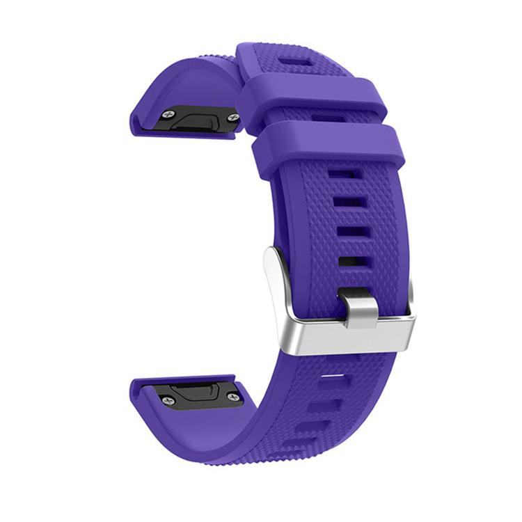 For Garmin QuickFit Kalebol 22mm Rhombus Texture Silicone Watch Band