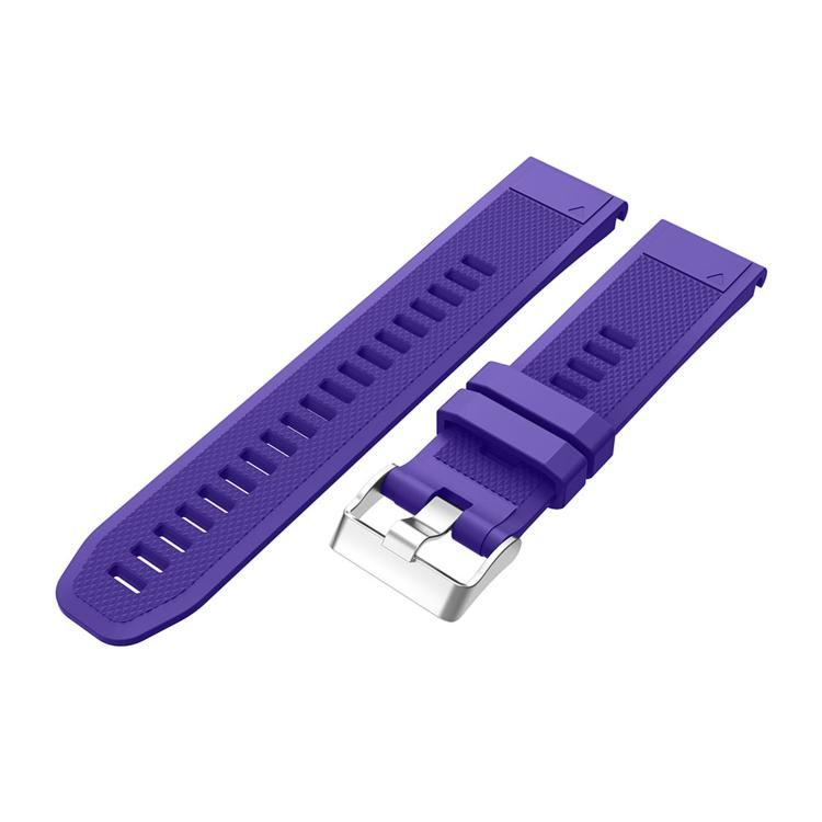For Garmin QuickFit Kalebol 22mm Rhombus Texture Silicone Watch Band