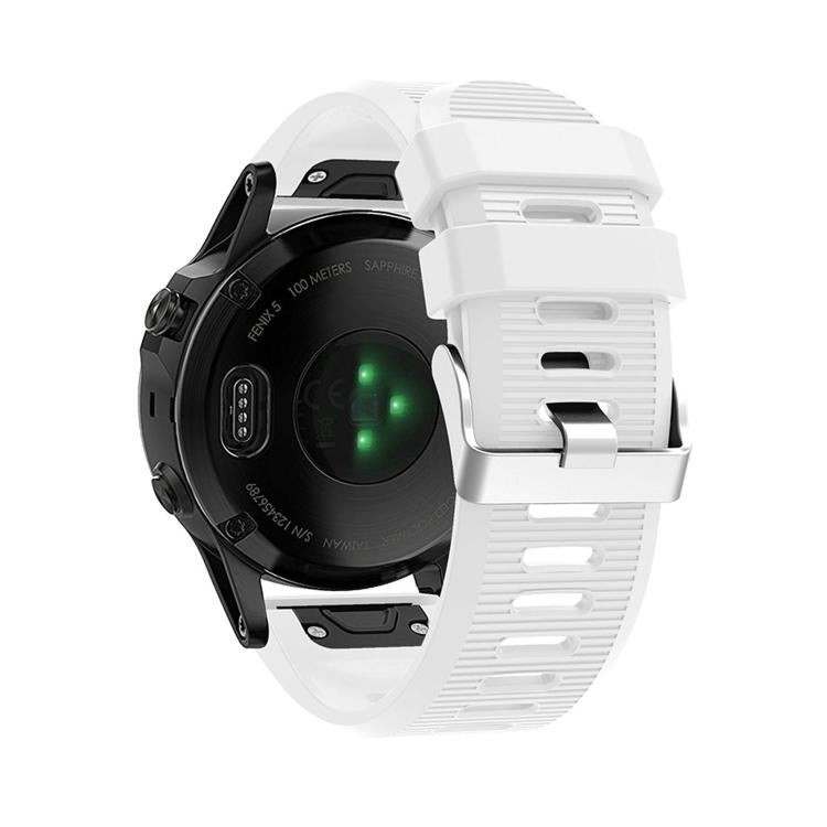 For Garmin QuickFit Kalebol 26mm Rhombus Texture Silicone Watch Band