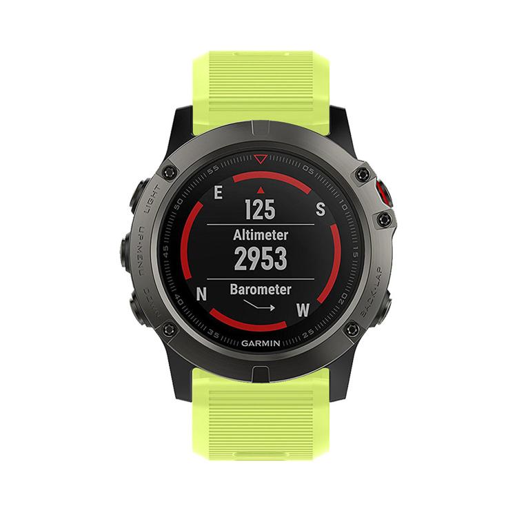 For Garmin QuickFit Kalebol 26mm Rhombus Texture Silicone Watch Band