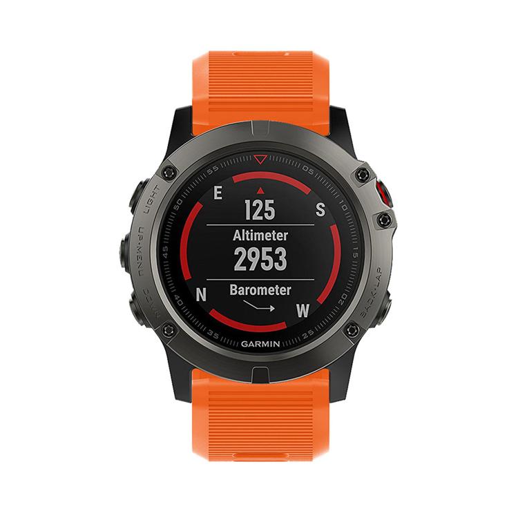 For Garmin QuickFit Kalebol 26mm Rhombus Texture Silicone Watch Band