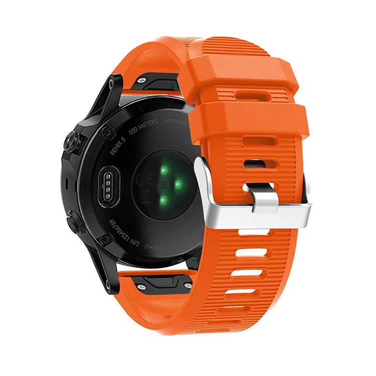 For Garmin QuickFit Kalebol 26mm Rhombus Texture Silicone Watch Band