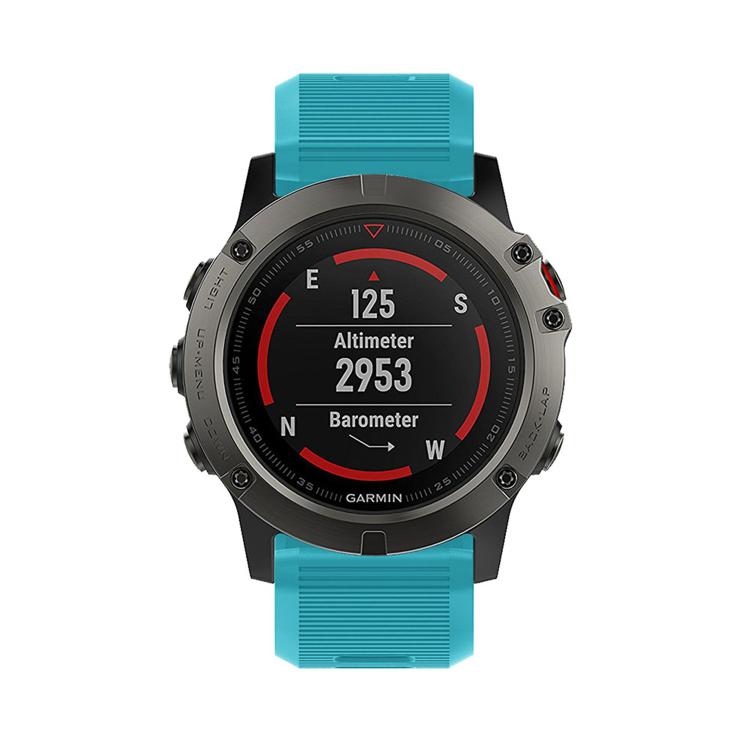 For Garmin QuickFit Kalebol 26mm Rhombus Texture Silicone Watch Band