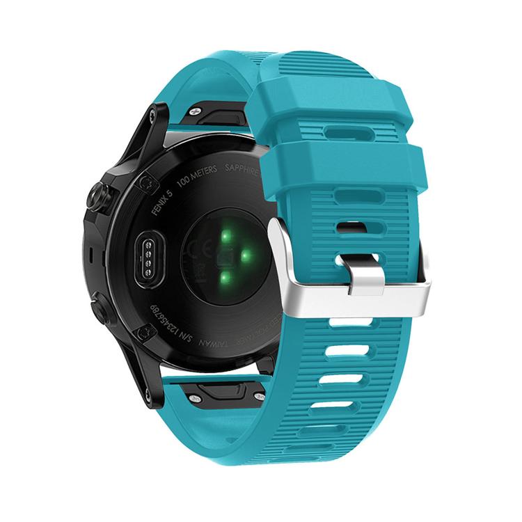 For Garmin QuickFit Kalebol 26mm Rhombus Texture Silicone Watch Band