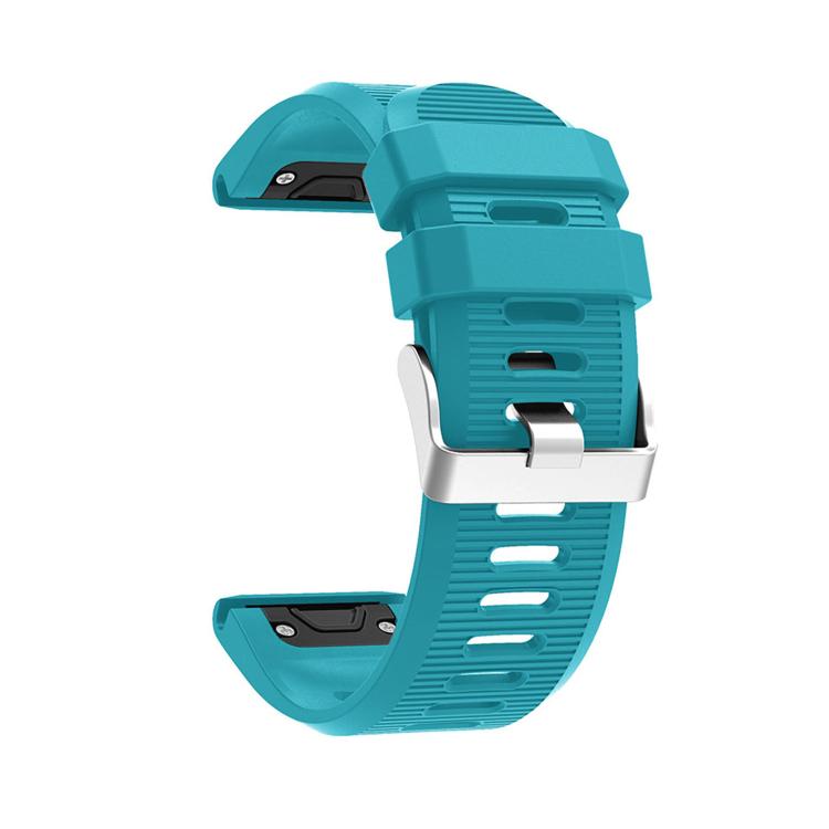 For Garmin QuickFit Kalebol 26mm Rhombus Texture Silicone Watch Band