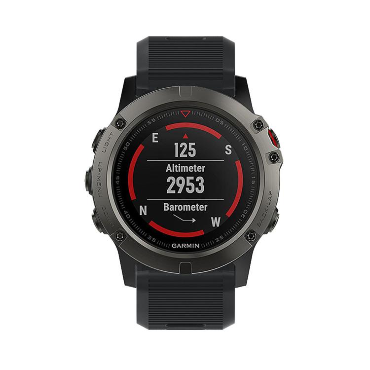 For Garmin QuickFit Kalebol 26mm Rhombus Texture Silicone Watch Band