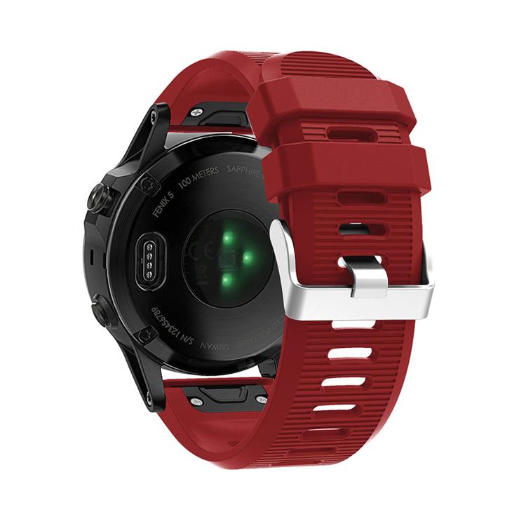 For Garmin QuickFit Kalebol 26mm Rhombus Texture Silicone Watch Band