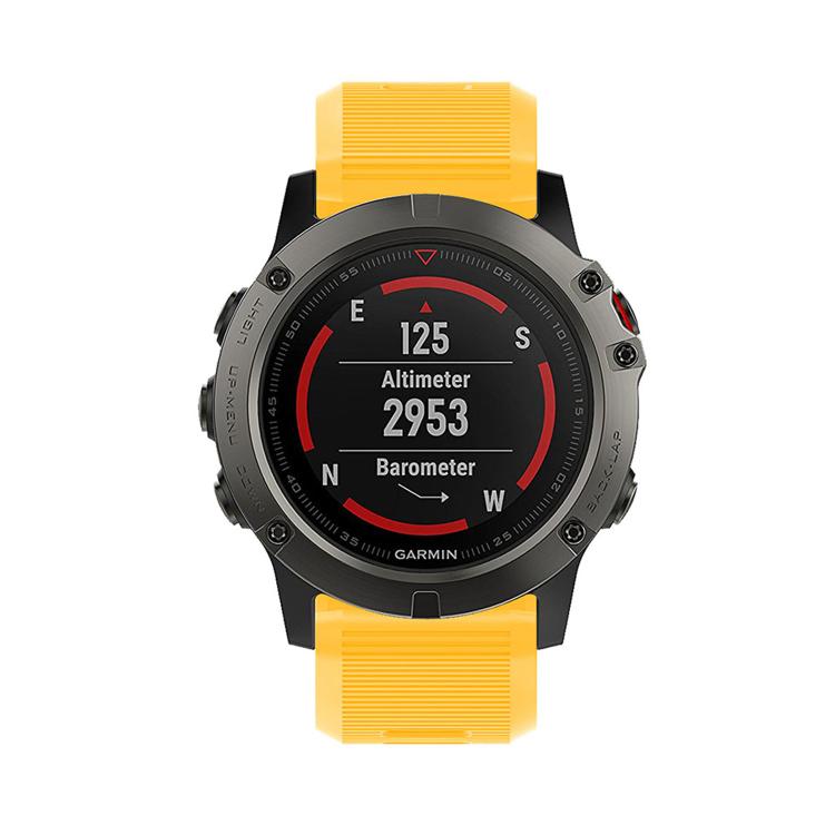 For Garmin QuickFit Kalebol 26mm Rhombus Texture Silicone Watch Band