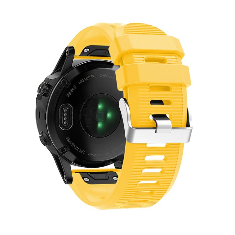For Garmin QuickFit Kalebol 26mm Rhombus Texture Silicone Watch Band