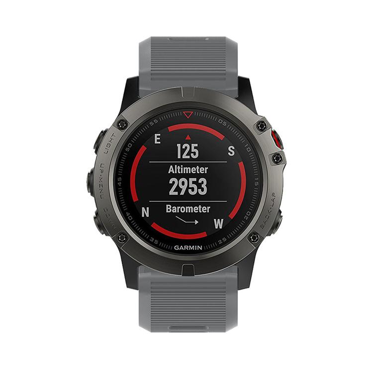 For Garmin QuickFit Kalebol 26mm Rhombus Texture Silicone Watch Band
