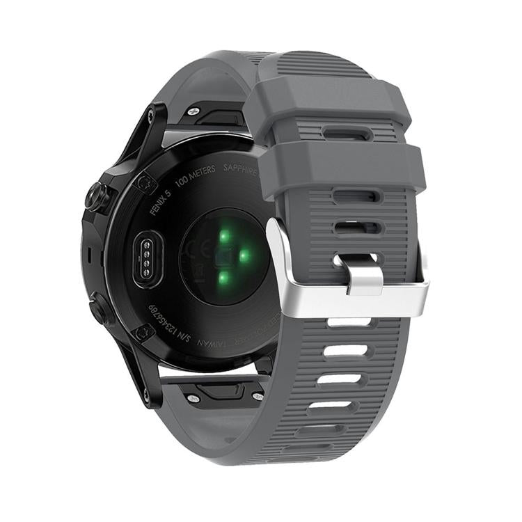 For Garmin QuickFit Kalebol 26mm Rhombus Texture Silicone Watch Band