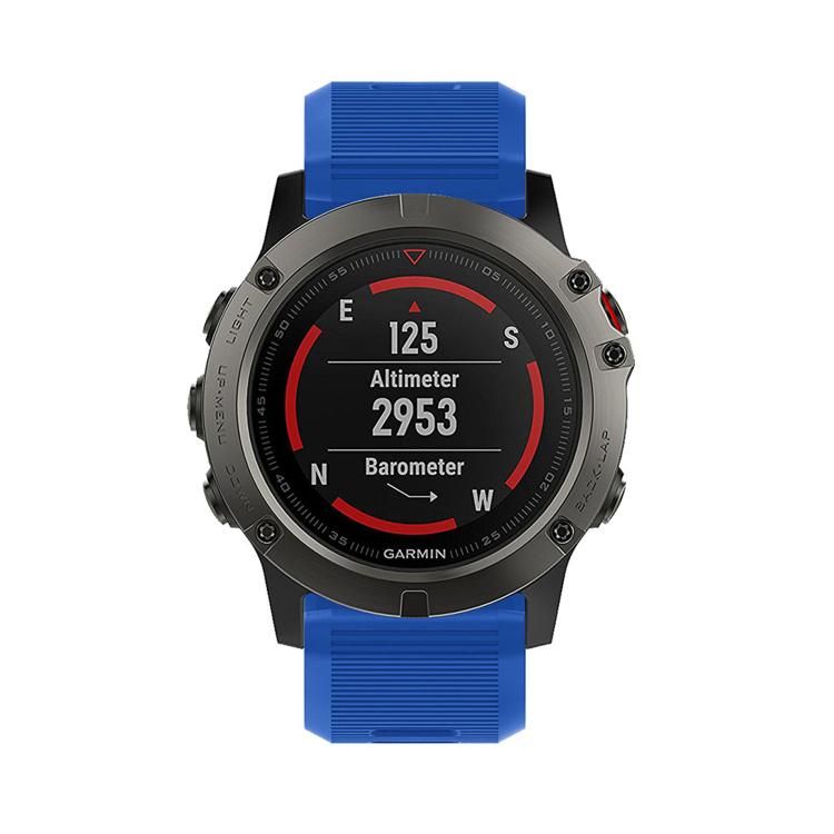 For Garmin QuickFit Kalebol 26mm Rhombus Texture Silicone Watch Band