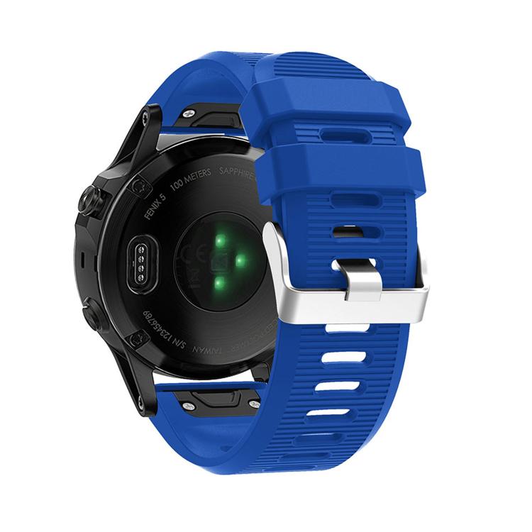For Garmin QuickFit Kalebol 26mm Rhombus Texture Silicone Watch Band